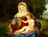 Мадонна с младенцем у оливкового дерева